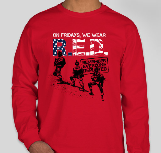 Help Support and Honor our Military Fundraiser - unisex shirt design - front