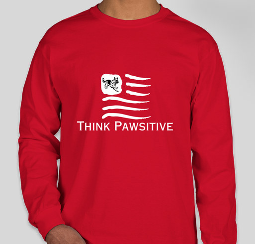 Think Pawsitive and Support SHARE Fundraiser - unisex shirt design - front