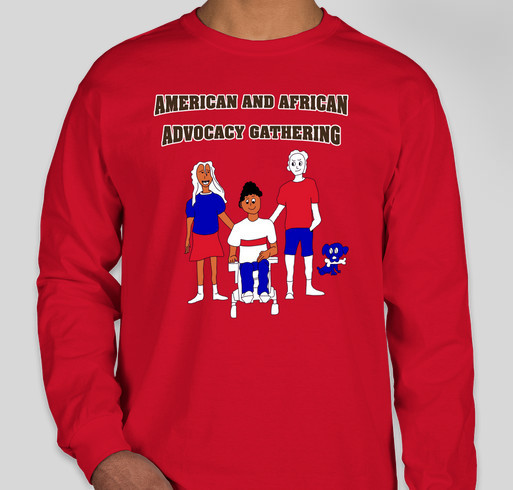 Eric Naindouba's American and African Advocacy Gathering Fundraiser - unisex shirt design - front
