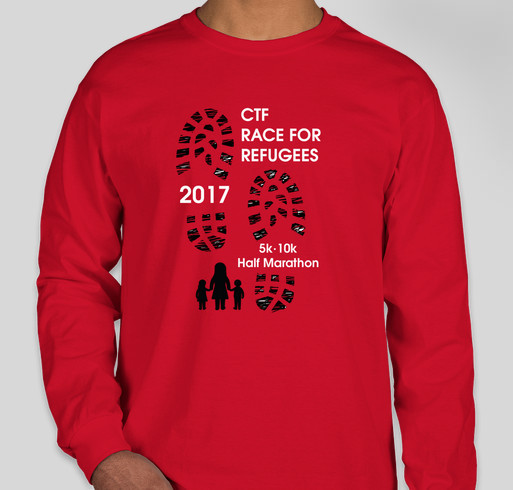 Carry the Future 2017 Race for Refugees Fundraiser - unisex shirt design - front