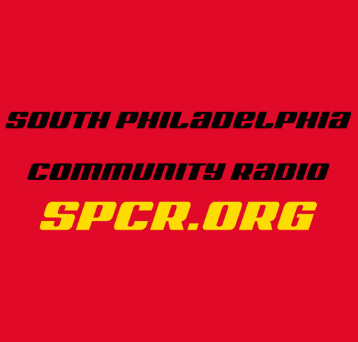 South Philadelphia Community Radio T-Shirt Fundraiser shirt design - zoomed