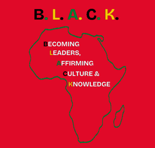 PMS Black Affinity Club shirt design - zoomed