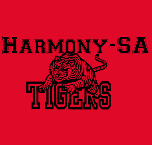 Harmony Science Academy Athletics shirt design - zoomed