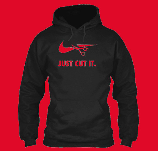 Just Cut It Hoodie shirt design - zoomed