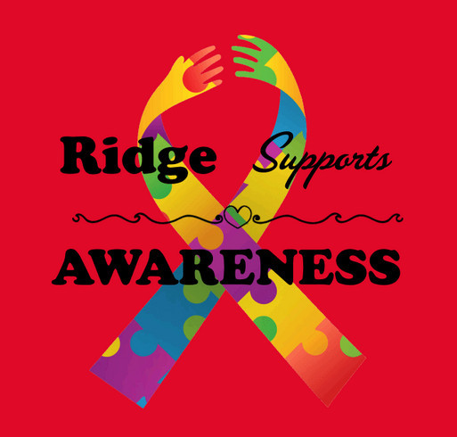 Ridge Rocking Rockets Supports Autism Awareness shirt design - zoomed