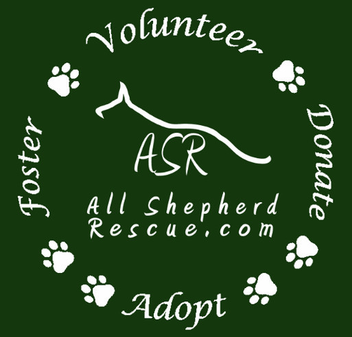 ASR: All Shepherd Rescue Fundraiser 2024 shirt design - zoomed