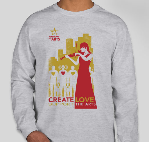 Create Love Shirts Fundraiser - unisex shirt design - front