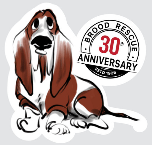 BROOD 30th Anniversary and Ramble shirt design - zoomed