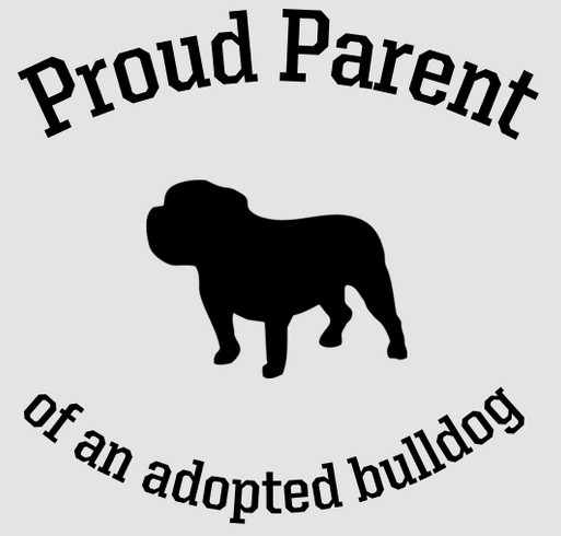 Illinois English Bulldog Rescue shirt design - zoomed