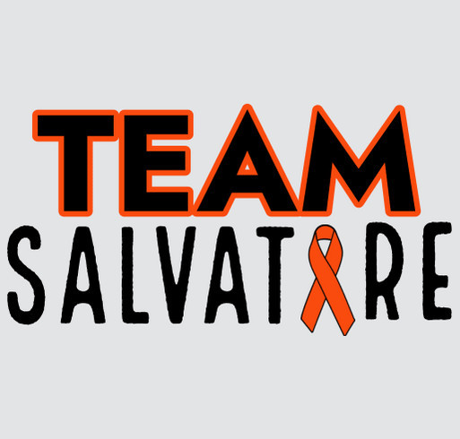 Team Salvatore Leukemia Donation shirt design - zoomed