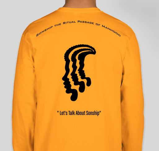 Sonship the Ritual Passage to Manhood Fundraiser - unisex shirt design - back
