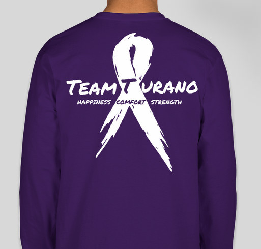 Team Turano Fundraiser - unisex shirt design - back