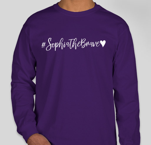 Sophia The Brave Fundraiser - unisex shirt design - front