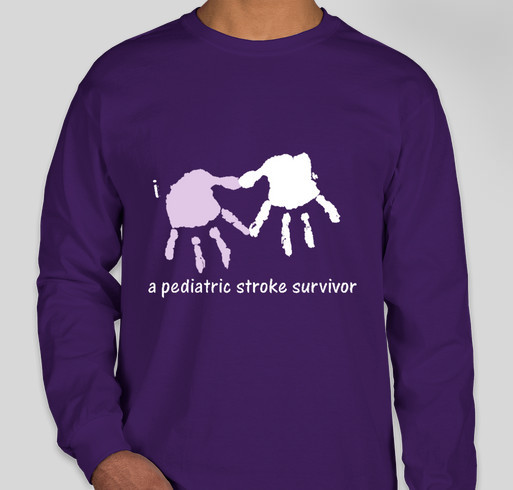 I *heart* a pediatric stroke survivor (Right Hemi) Fundraiser - unisex shirt design - front