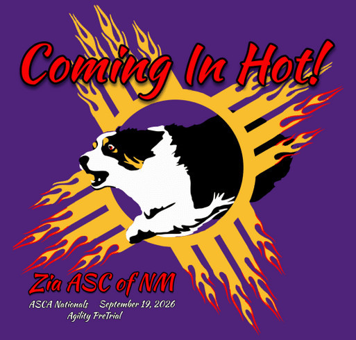 Coming In Hot Agility Pre-Trial shirt design - zoomed