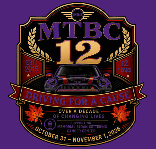 MTBC12 Driving for a Cause shirt design - zoomed