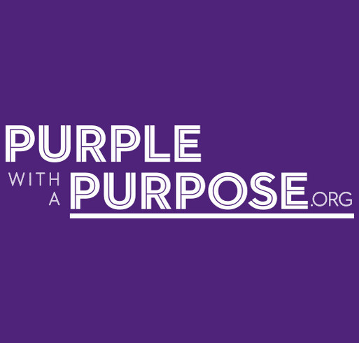 Purple With A Purpose! shirt design - zoomed