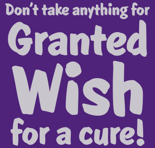 Team Erica for The Granted Wish Foundation shirt design - zoomed