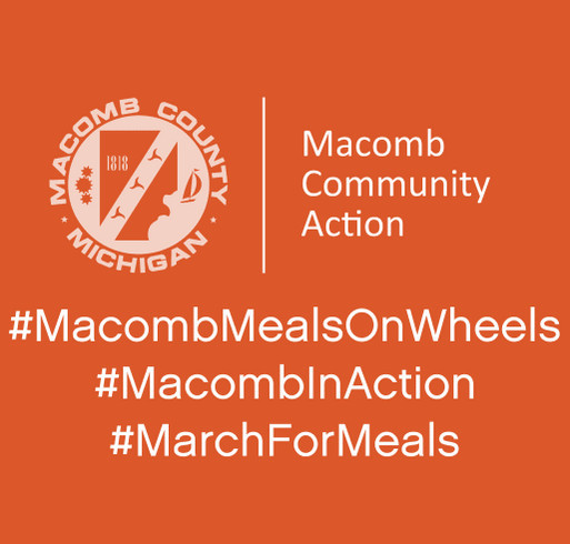 March for Meals campaign shirt design - zoomed