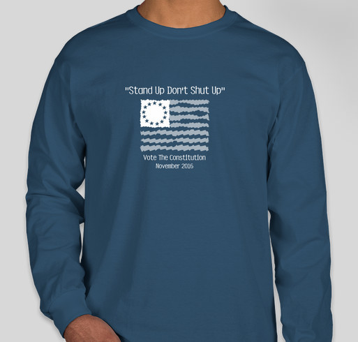 Stand Up - Don't Shut Up and have laugh at the "PC Police" too Fundraiser - unisex shirt design - front