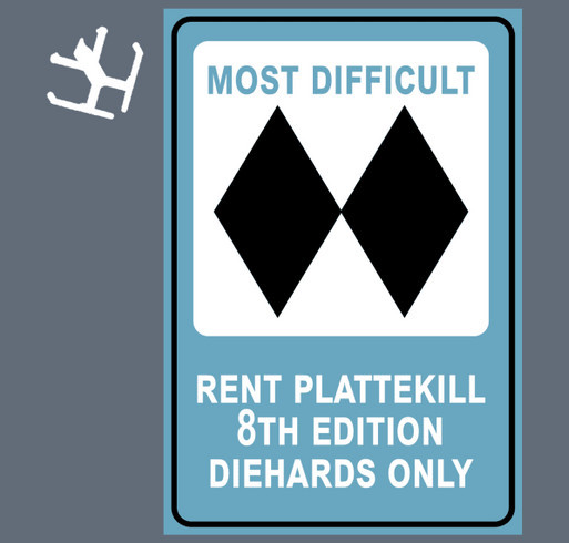 8th Annual Rent Plattekill shirt design - zoomed