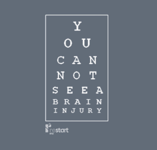 March is Brain Injury Awareness Month shirt design - zoomed