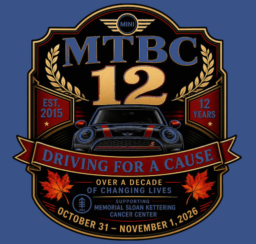 MTBC12 Driving for a Cause shirt design - zoomed