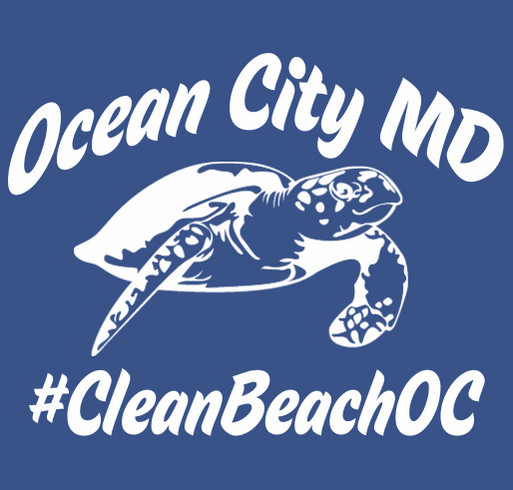 #CleanBeachOC Fall Fundraiser shirt design - zoomed