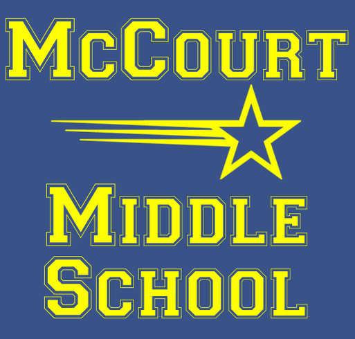 McCourt Middle School T-shirts and Sweatshirts shirt design - zoomed