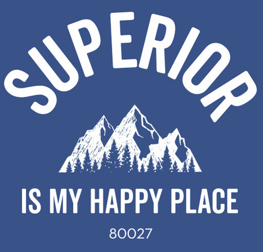 Superior Is My Happy Place shirt design - zoomed