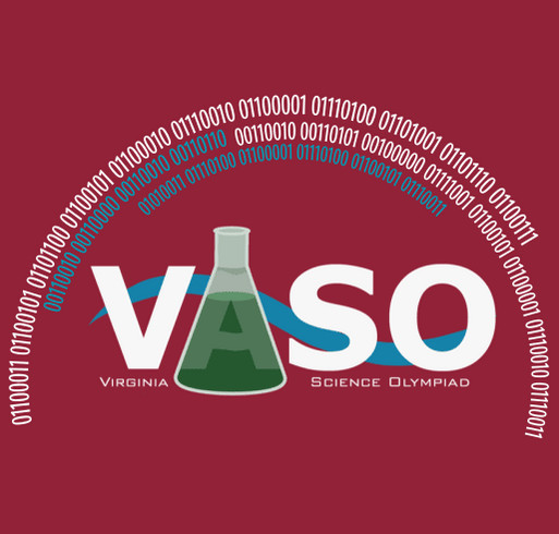 Virginia Science Olympiad Commemorative 25th Anniversary and 2026 State Tournament T-Shirts shirt design - zoomed