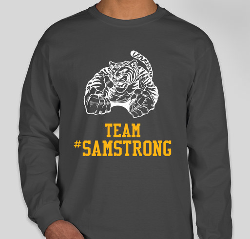 #Samstrong St. Jude Marathon Booster Campaign Fundraiser - unisex shirt design - front