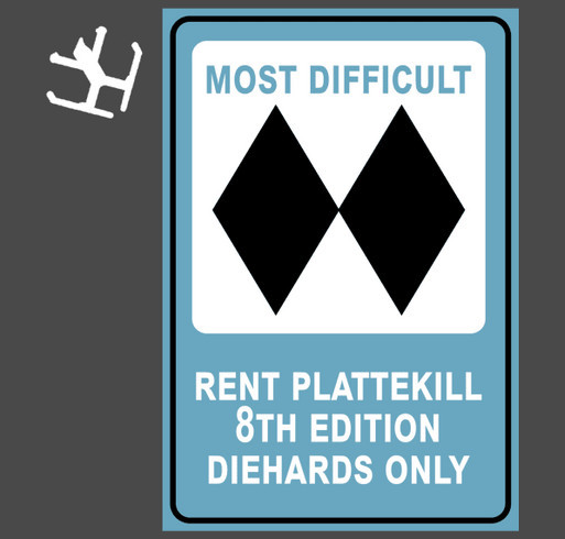 8th Annual Rent Plattekill shirt design - zoomed