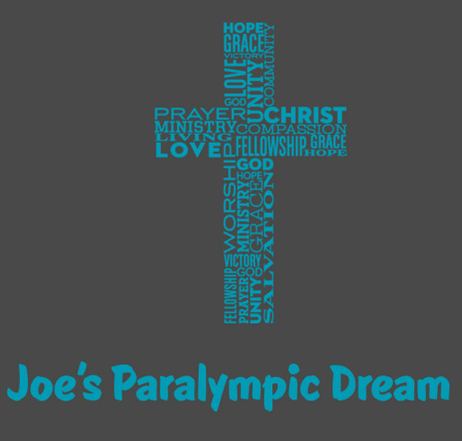 Joe's Paralympic Dream shirt design - zoomed