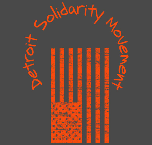 Detroit Solidarity Movement (MDPAN) shirt design - zoomed