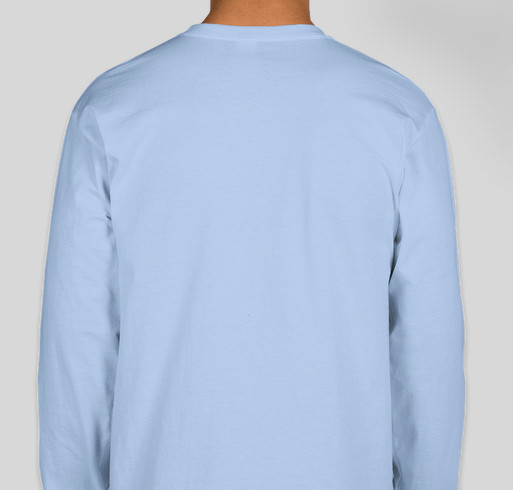 Light Blue Logo Shirt VNE Fundraiser - unisex shirt design - back