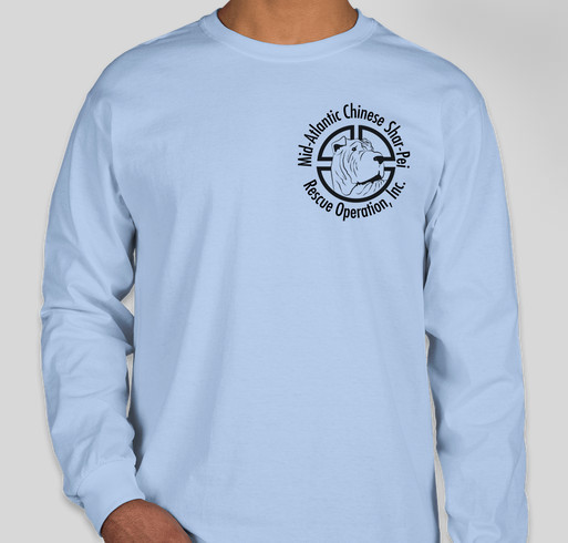 MACSPRO - Mid-Atlantic Chinese Shar-Pei Rescue Operation, Inc. Fundraiser - unisex shirt design - front