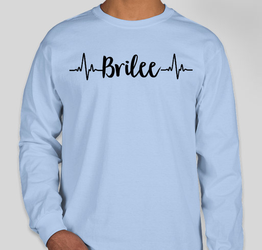 Brilee Heart Warrior Fundraiser - unisex shirt design - front