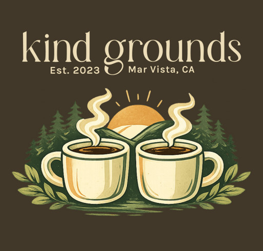 Kind Grounds 3 Year Anniversary! shirt design - zoomed