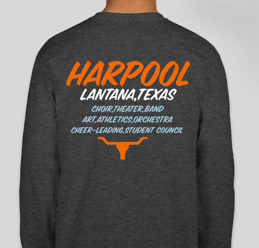 Harpool Middle School Fundraiser - unisex shirt design - back