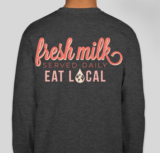 Fresh Milk Booster Fundraiser - unisex shirt design - back