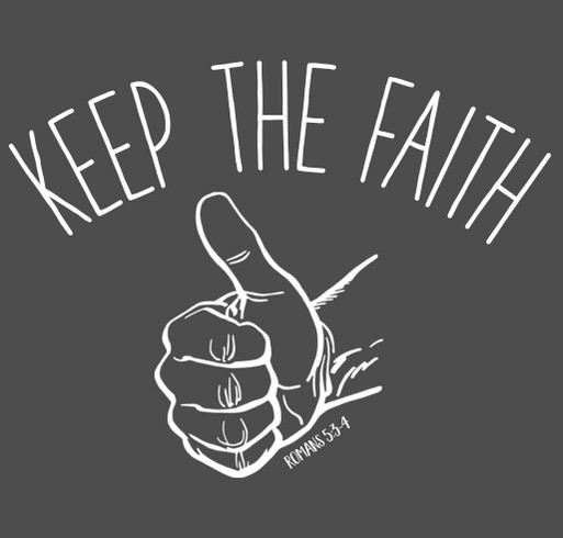 Keep the Faith shirt design - zoomed