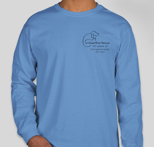 Great River Rescue 40th Anniversary Sale Fundraiser - unisex shirt design - front
