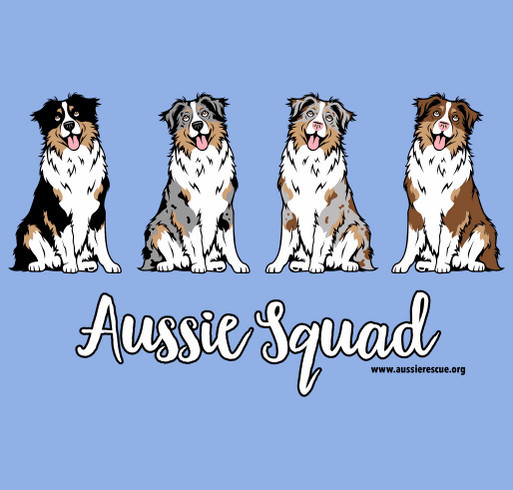 Aussie Rescue Fundraiser shirt design - zoomed