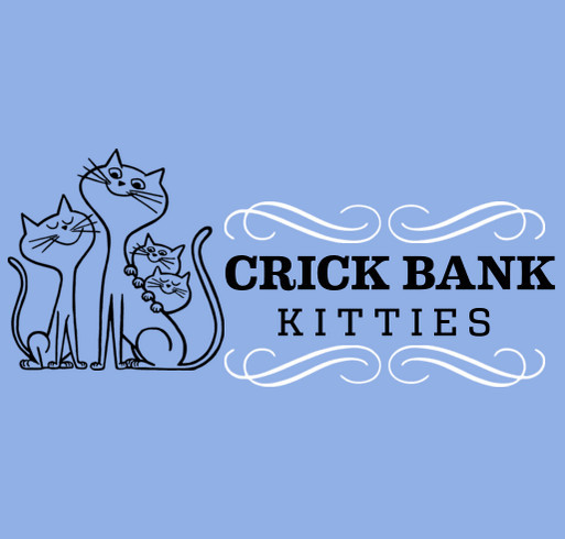 Crick Bank Kitties: Support Spaying & Neutering! shirt design - zoomed