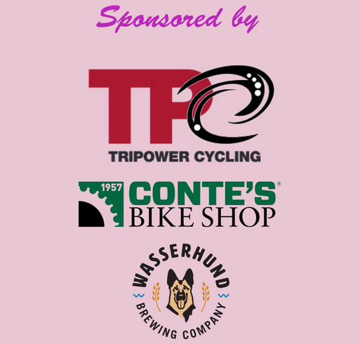 2026 TriPower Cycling H4TG Fundraiser shirt design - zoomed