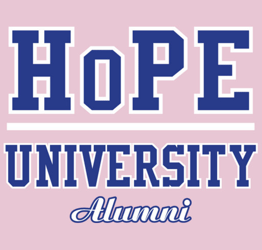 HoPE University shirt design - zoomed