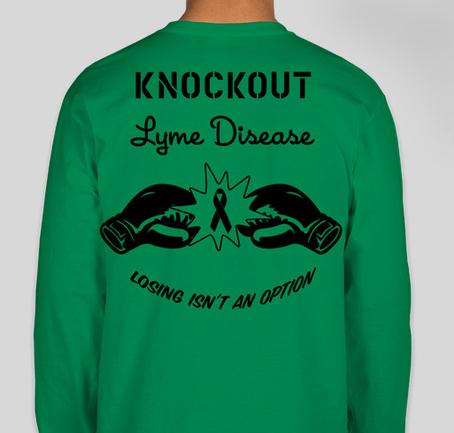 Kathryn's Lyme Disease Awareness Campaign Fundraiser - unisex shirt design - back