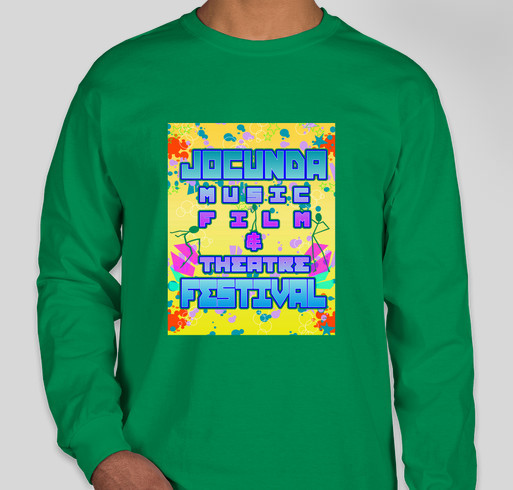 JOCUNDA MUSIC, FILM & THEATRE FESTIVAL Fundraiser - unisex shirt design - front