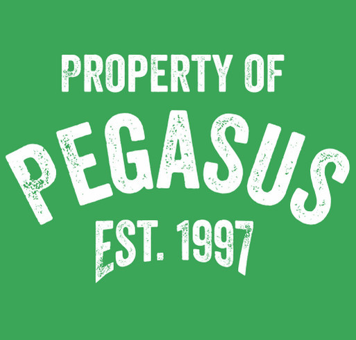 Pegasus Parent Guild T-Shirt Fundraiser shirt design - zoomed